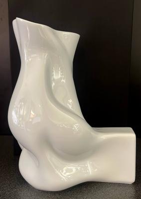 Ваза 30см Blown 2nd Edition Weiss