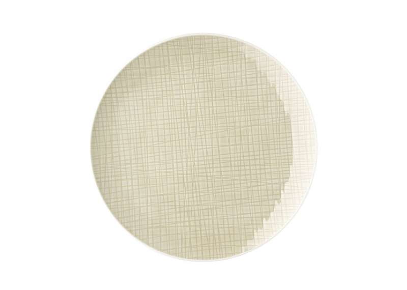 Тарелка плоская 27 см Mesh Cream