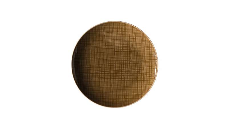 Тарелка плоская 21 см Mesh Walnut