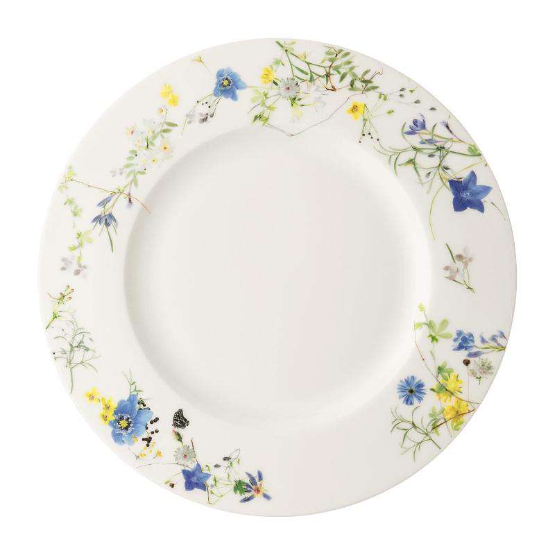 Тарелка для завтрака 23см с бортом Brillance Fleurs des Alpes