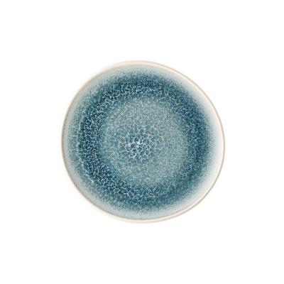 Тарелка 22см закусочная керамика  Junto Aquamarine
