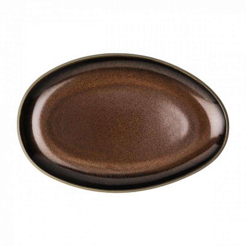 Блюдо 25см керамика Junto Bronze