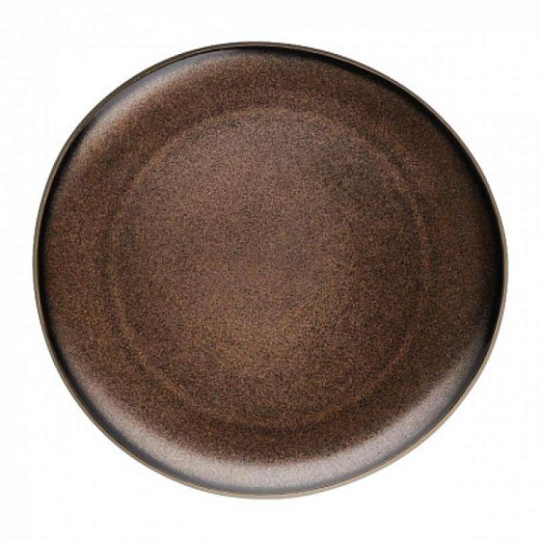 Тарелка 25см плоская Junto Bronze