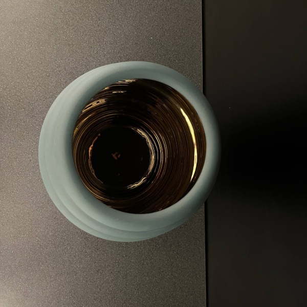 Ваза 26см Green-Gold  Hoop 