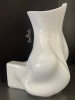Ваза 30см Blown 2nd Edition Weiss