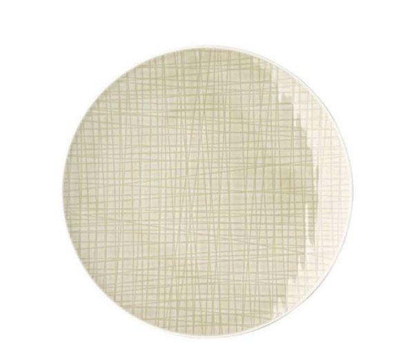 Тарелка плоская 24см Mesh Cream