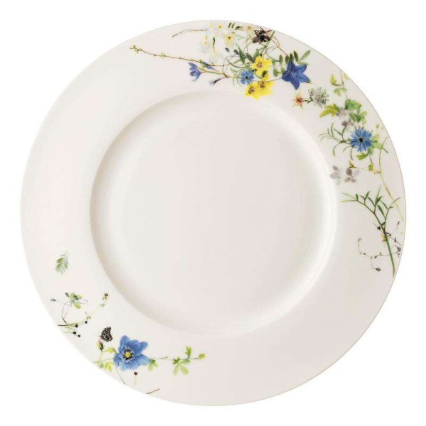 Тарелка для горячего 28см с бортом Brillance Fleurs des Alpes