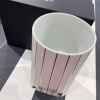 Ваза 30см White-Gold Strip
