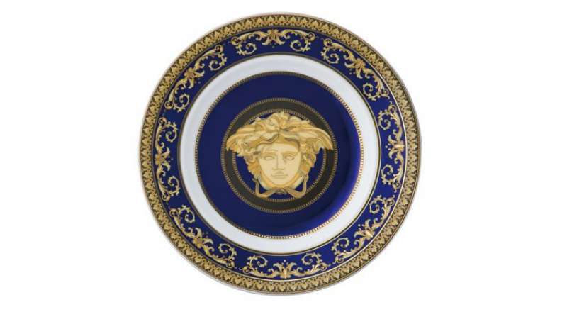 Настенная тарелка 18 cm Medusa blau