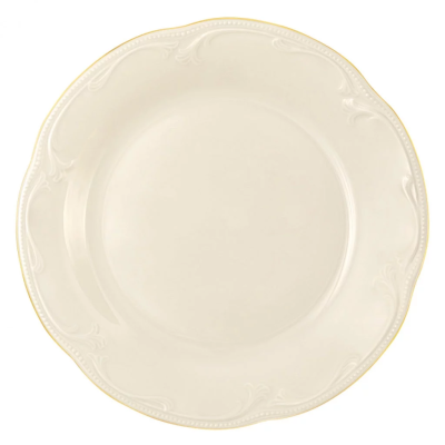 Тарелка 25,5см Rubin cream Goldrand