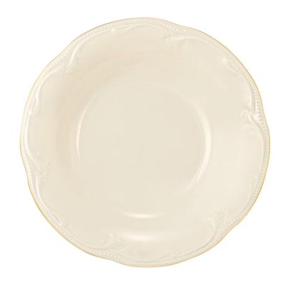 Тарелка 22,5см Rubin cream Goldrand