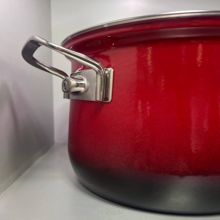 Кастрюля с крышкой 24см,6,0л Brombeer RIESS