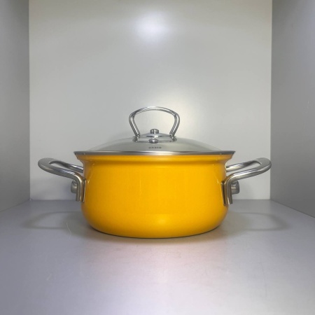 Кастрюля с крышкой 16см 1л ORANGE RIESS 