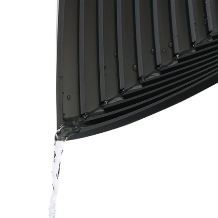 Коврик для сушки посуды Dry Flex, 34,6х44,6см темно-серый Smart Solutions