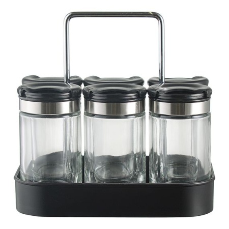 Набор 6ти банок для специй 100мл,Spice Box Jar Smart Solutions