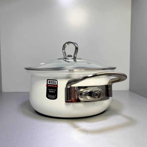 Кастрюля с крышкой 16см,1,0л Arcticweiss RIESS