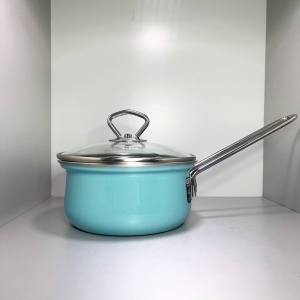 Ковшик (с крышкой)1л 16см KRISTALLBLAU RIESS